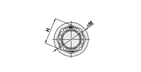 Union Reducing: LQ3U-R Outline Drawing (for size 7) 