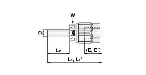 Tube Extension Straight Connector: LQ3H-T Metric Size: Related Image