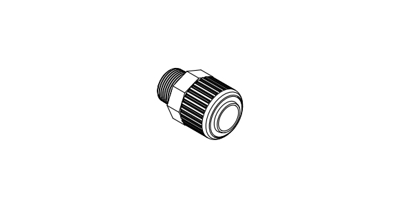 Fluoropolymer Bore Through Connector: LQHB Metric Size: Related Image