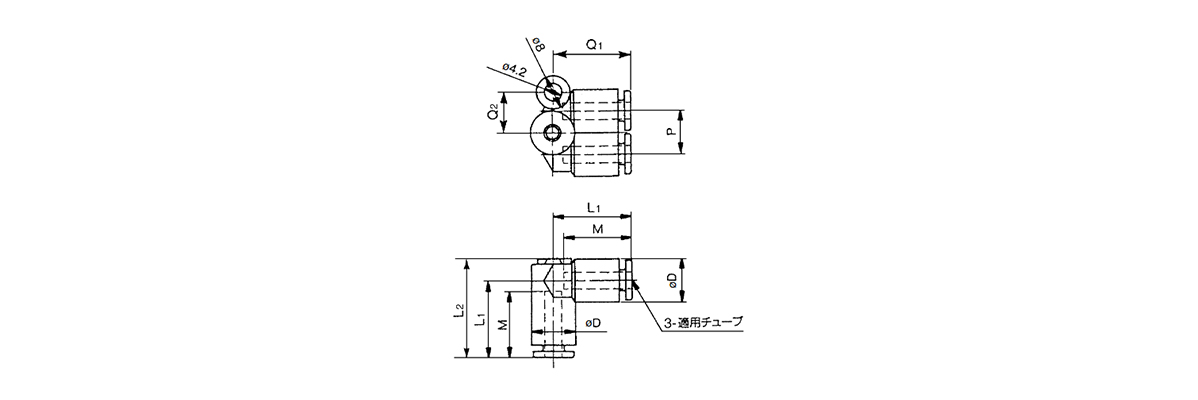 Male Branch Connector:: 10-KGLU: related images