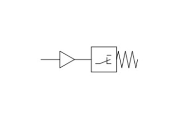 Transmitter / Pneumatic-Electric Relay VR3200/3201 Series: JIS symbol
