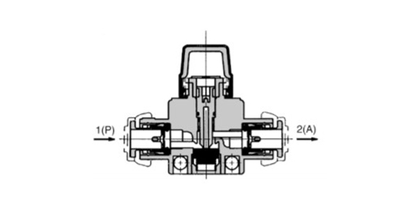 2 Port Valve / VHK2 Series Structural Drawing