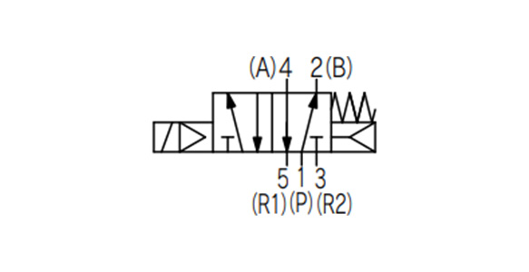JIS symbol for 2 position single