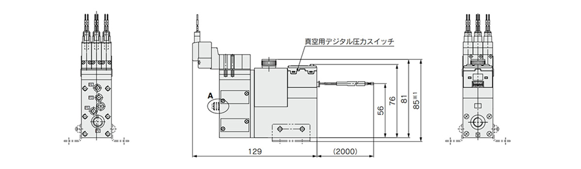 ZR100-K1□M□□-D□□-□ structure and drawing 2