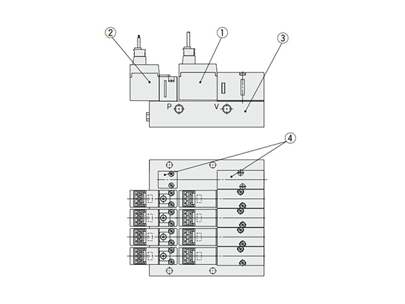 Replacement parts structural drawing