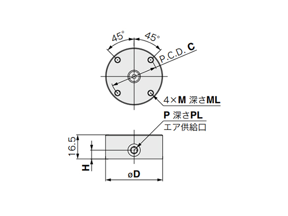 XT661-4C-X321 dimensional drawing