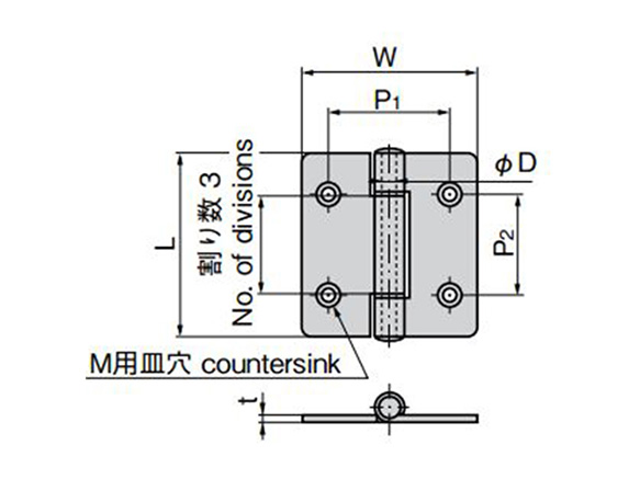 Stainless Steel Butt Hinge For Heavy-Duty Use B-1001: related images