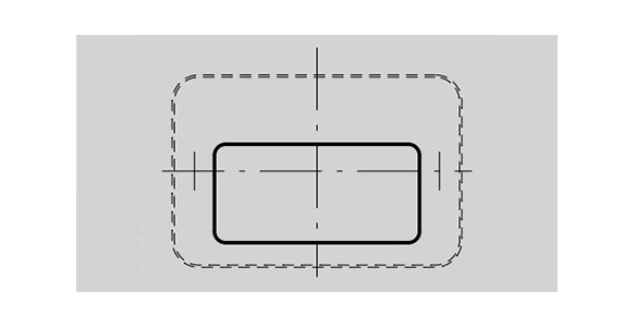 Panel underside mounting method