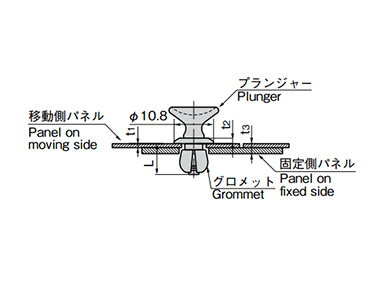 Secured nylon latch