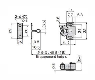 C-51-1 dimensional drawing