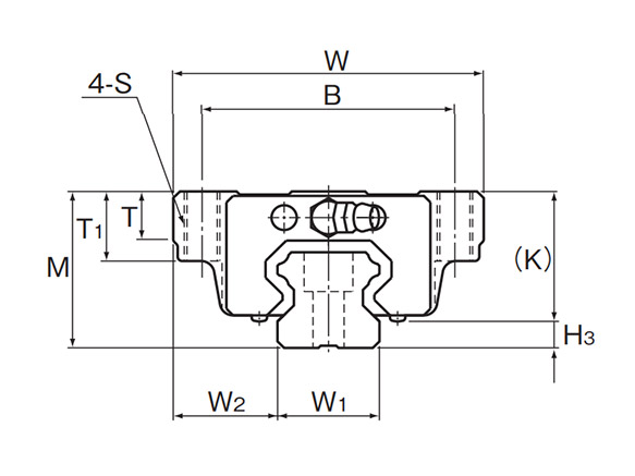 Drawing 1 of HSR-A type and HSR-LA type