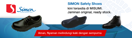 SIMON Safety Shoes kini tersedia di MISUMI