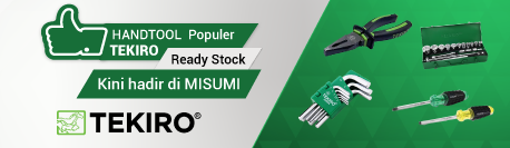 TEKIRO Hand tool kini tersedia di MISUMI, harga kompetitif