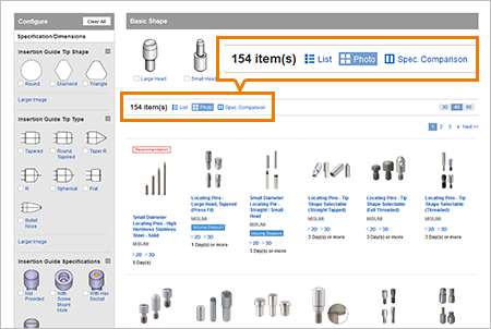 [Image]3. Filter by Specifications