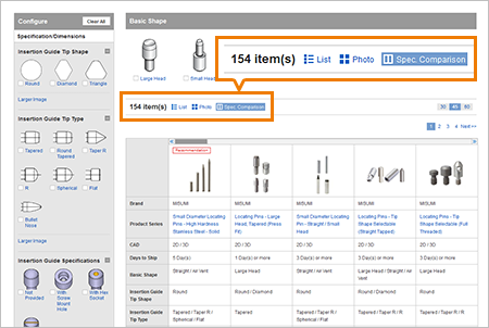 [Image]3. Filter by Specifications