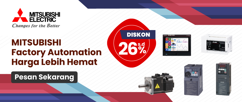 MITSUBISHI Factory Automation Diskon hingga 26% 