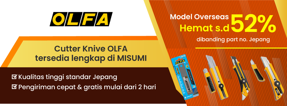 Terbaru koleksi produk OLFA Cutter dan Blade Overseas hemat s.d 52% kualitas setara Jepang