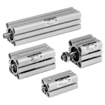 Compact Cylinder, Standard Type, Double Acting, Single Rod CQS Series
