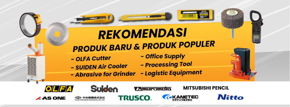 Rekomendasi Produk Baru Cutter OLFA, Air Cooler SUIDEN dan produk populer | MISUMI Indonesia