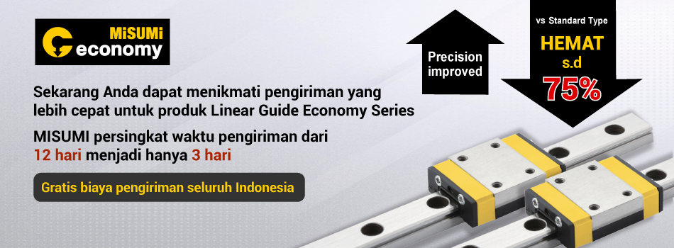 Economy Series Linear Guide persingkat waktu pengiriman dari 12 hari menjadi hanya 3 hari 