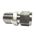 Double Ferrule Type Tube Fitting Male Connector