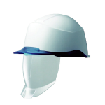 Helmet with One-Touch Shield Built-In