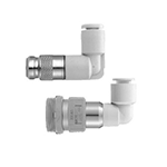 S Coupler KK Series, Socket (S) Elbow Type With One-Touch Fitting