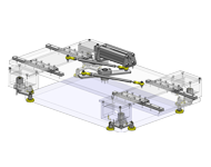Pallet centering mechanism 1