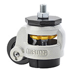 Caster With Leveling Mounts Fixed Screw-in Type