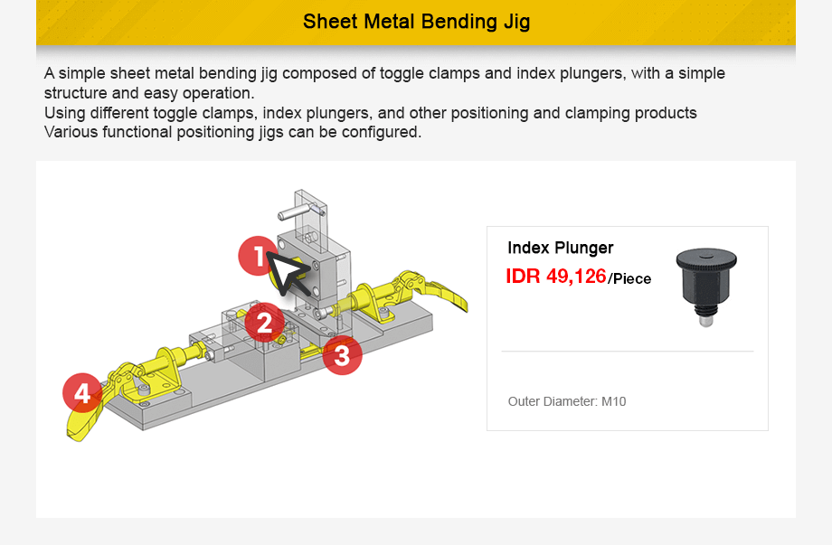 sheet metal bending jig