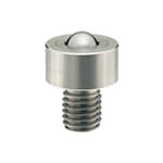 Ball Rollers Round, Stainless Steel, Screw Type