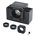 Support Units for Ball Screw, Fixed Side Narrow Pitch Square Type